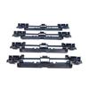 ESR537-1 4 Pieces Roof Rail Trim Strip Carrier Cover Rack Plug Lid for Vauxhall Opel Astra H 2004-2014 Zafira B 2005-2015 5187877 5187878 
