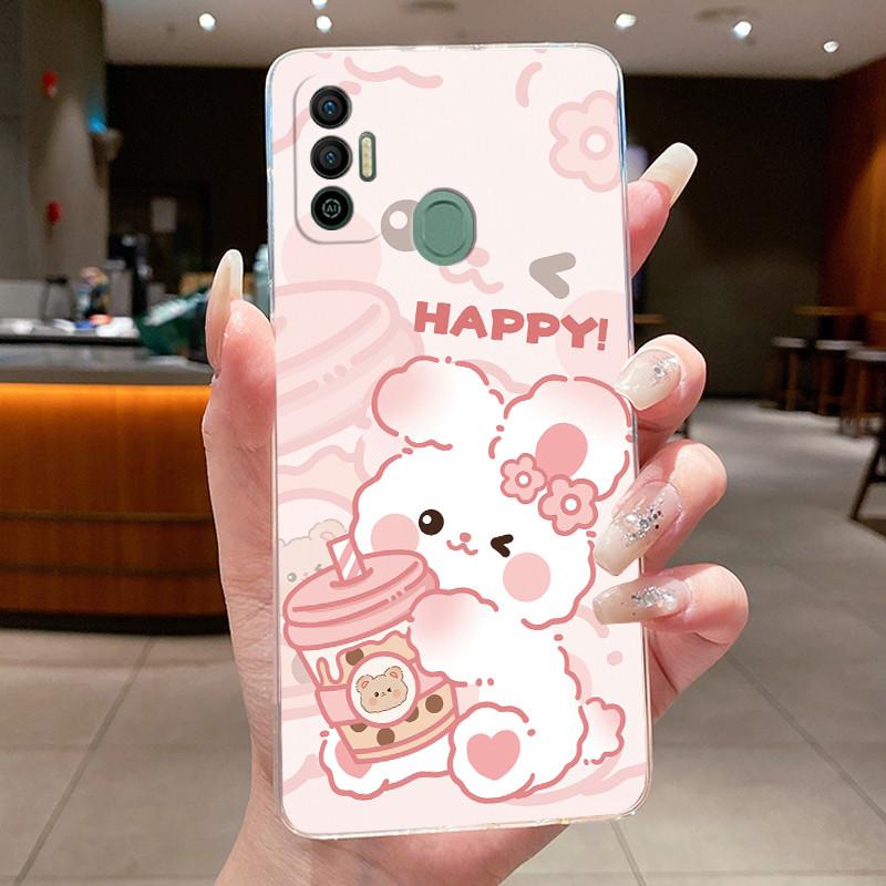 For Tecno Spark 7 Case Luxury Dragon Cute Cool Boys Girls Transparent Silicone Phone Cover For Tecno Spark 7 Pro 7T Etui Funda