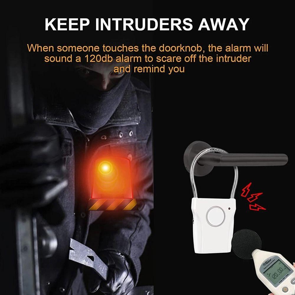 120dB Alarm kliky dveří s nastavitelnými funkcemi Alarm okna Bezpečnost hotelu a apartmánu