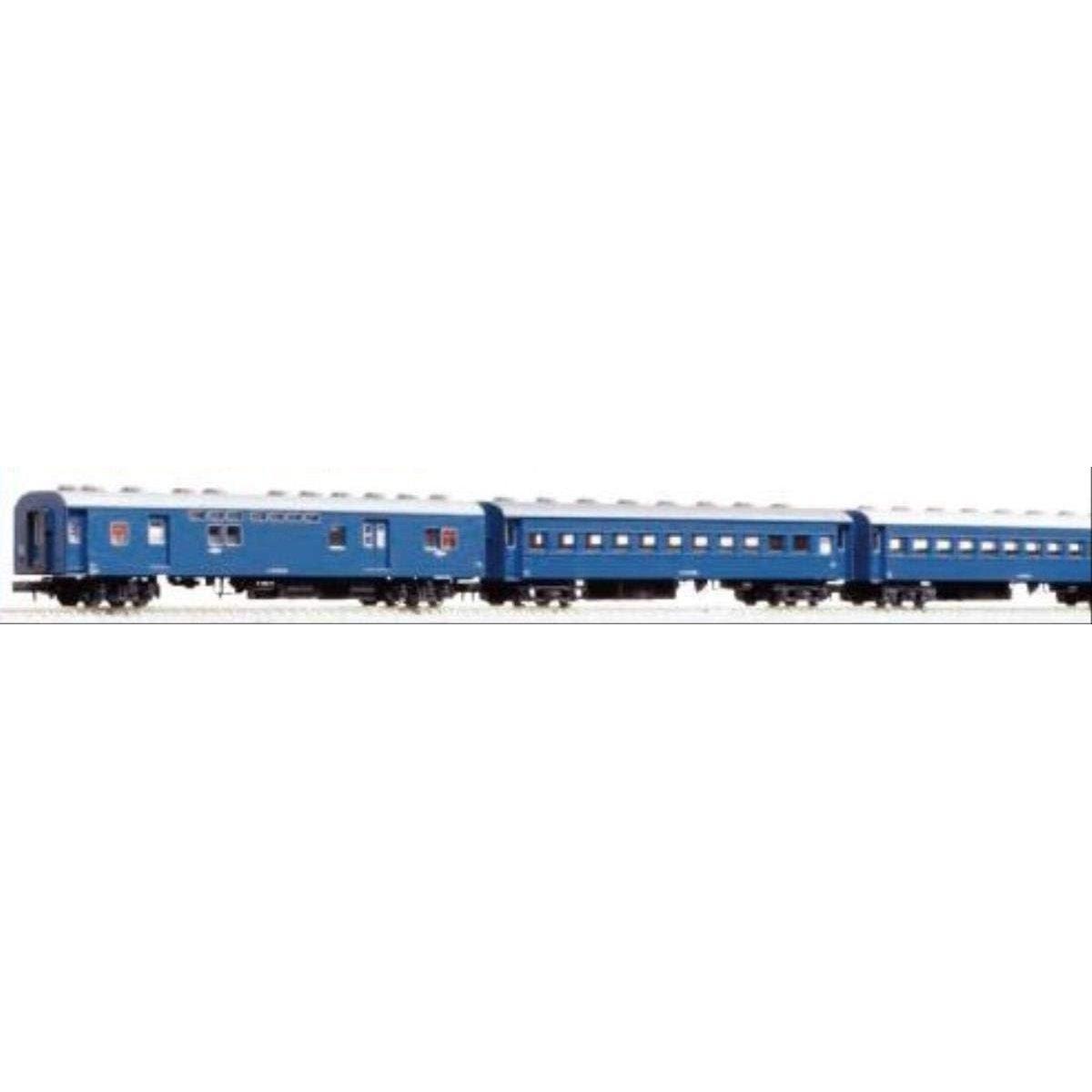

KATO N Gauge Old Passenger Car Set of 4 Model Train (Blue) 10-034-1 синій