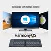 Compact Triple-System Folding Bluetooth Keyboard with Silent Typing and Rechargeable Battery