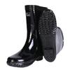 3 High Tube Rubber Rain Shoes Men's Outdoor New Labor Insurance Medium Tube Rubber Rain Boots Large Size Non-slip Long Tube Water Shoes