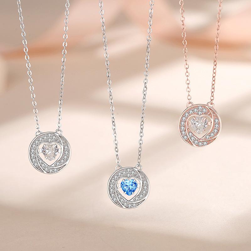 Tancise S925 Sterling Silver Luxury Personality Pendant Necklace Women's Classic Tide Necklace