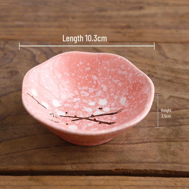 Japanese Style Dipping Sauce & Snack Dish Plate for Home, Restaurant, or Hotel Use
