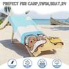 1PC Quick Dry Bear & Panda Beach Towel - Polyester Lightweight Soft Swimming Travel Towel, Unisex for Beach Pad Swimwear Camping