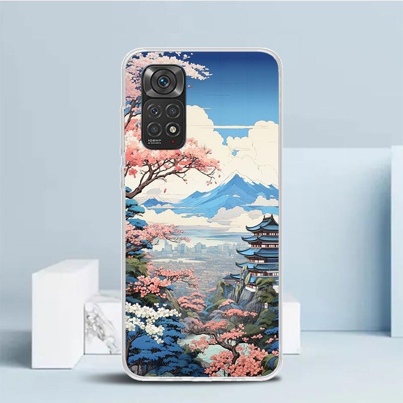 

Anime Aesthetic Scenery Soft Cover for Xiaomi Redmi Note 15 14 13 12 Pro Plus Phone Case 14S 11S 11T 11E 10S 10 4G Pattern Shell Redmi Note 15 Pro 4G