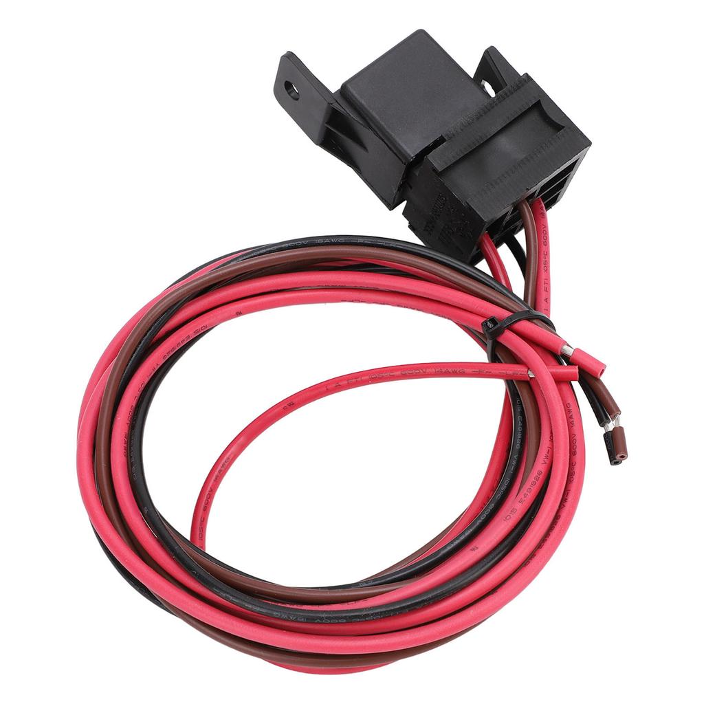 Electric Fan Thermostat Control Relay Wire Kit DC12V 60A Adjustable Universal Fit for Car Truck