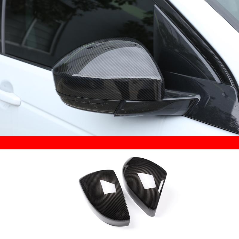 Car Interior Carbon Fiber Style Modified Stickers For Land Rover Discovery Sport 2015-2019 Auto Gear Shift Panel Cover Accessory