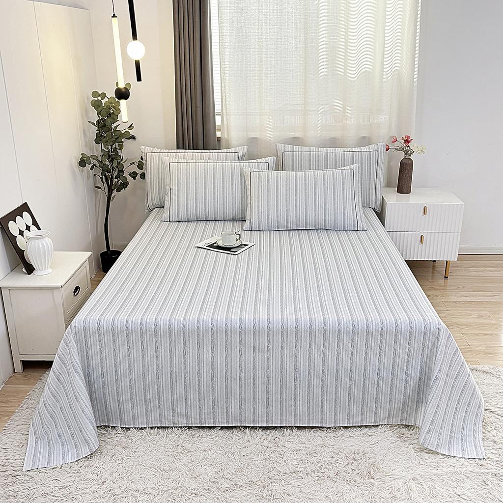 Haushalt doppelt verdickt altes grobes Tuch Bettlaken Einzelstück Baumwolle Steppdecke Laken Studentenwohnheim Einzelbett reine Baumwolle