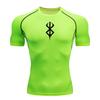 Men's Compression Shirts Summer Short Sleeve Gym Workout T-shirt Athletic Fashion Stretchy Moisture-Wicking Quick Dry Baselayer Undershirts Tops