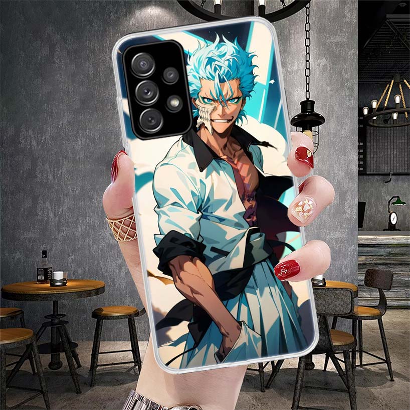 Grimmjow 6 Bleach Soft Phone Case For Samsung Galaxy A13 A14 A15 A16 A17 A53 A54 A55 A56 A57 A33 A34 A35 A36 A37 A23 A24 A25 A26