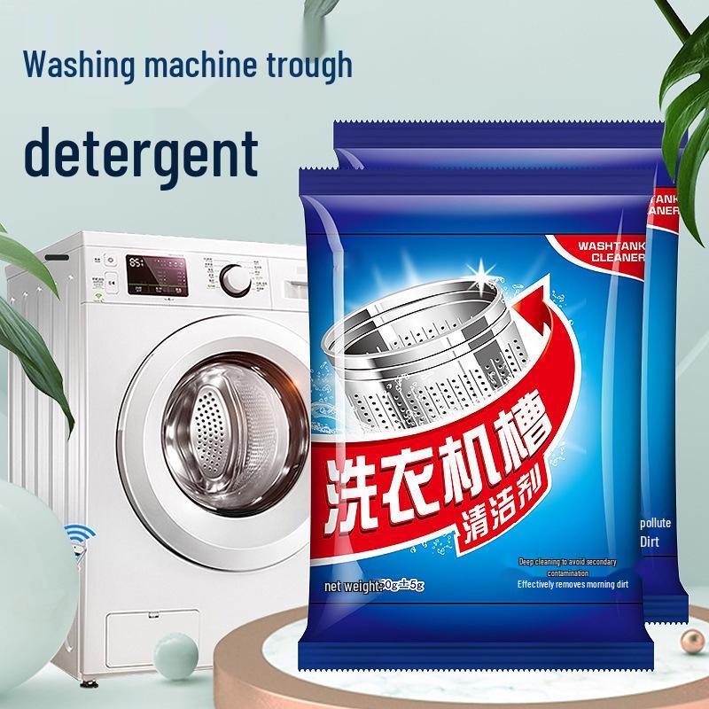 Genuine Washing Machine Tub Cleaner: Descaler, Sterilizer, Antibacterial Agent for Household Use 25g Cleaner
