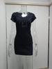 2026 Spring/Summer European & American Sexy Short-Sleeve Bodycon Cross-Button Dress