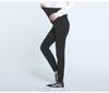 Plus Size Fleece-Lined Maternity Pants with Belly Support for Autumn and Winter