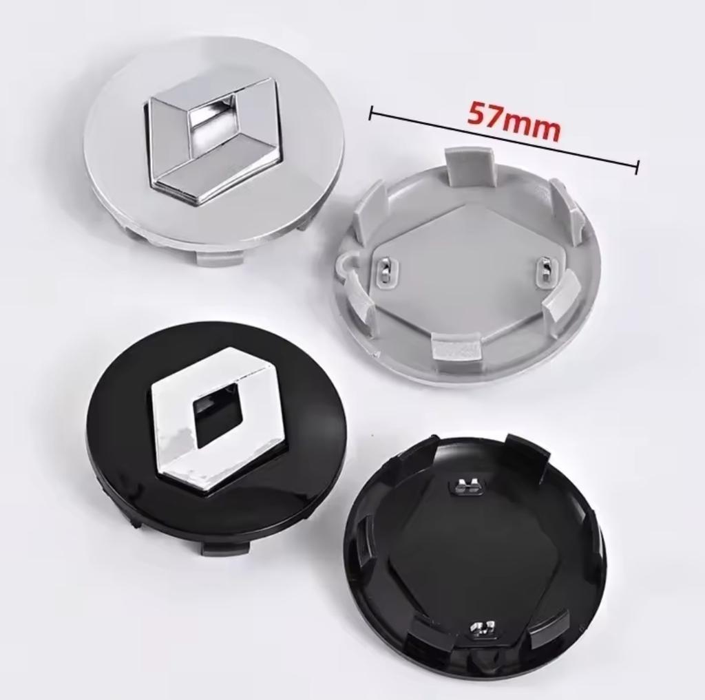 4pcs 54/57/60mm Wheel Center Hub Caps For Renault Duster Megane 2 3 4 IV Clio Duster Fluence Logan Captur Arkana Laguna MK4 MM8