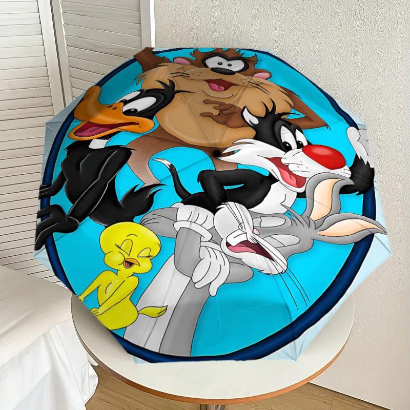1pc cartoon characters Automatic Open/Close Umbrella Compact Folding Umbrella with 8-Rib Shaft lightweight esign, for Women/Men1168A