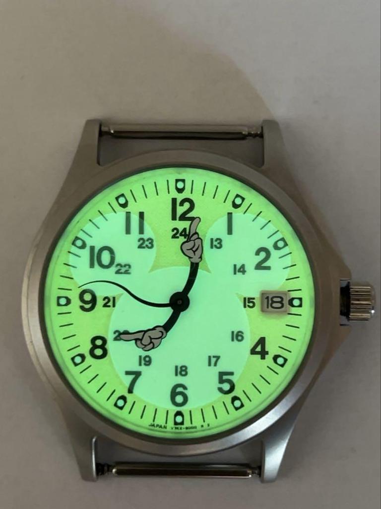[USED] Seiko Alba Military Walt Disney Mickey Mouse Watch