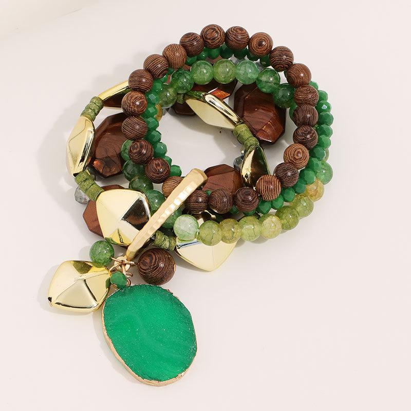 

Женские браслеты для модных украшений зелёный