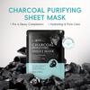 Bamboo Charcoal Mask with Hyaluronic Acid Deep Cleansing Long Lasting Moisturizing for Gentle Skin Care