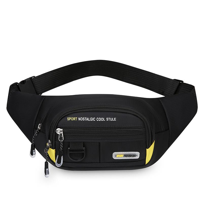 Marsupio Sportivo da Uomo Multitasche Borsa da Petto Borsa a Tracolla Borsa da Corsa Viaggio Marsupio