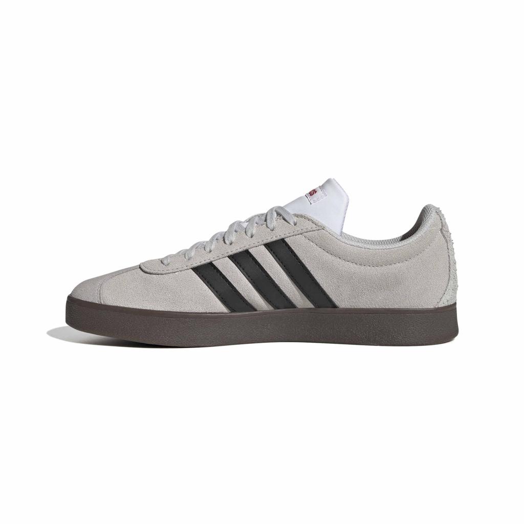 Adidas VL Court Unisex Lot Grey Scarlet Size cm 2.0 Sneakers, Adult, 17, One/Core Black/Better (HQ1802), 26.0