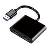 USB C To Dual HDMI-compatible HUB 4K HD Docking Station Dual Screen Type C Dock Station for Laptop PC Computer for Mobile Phone