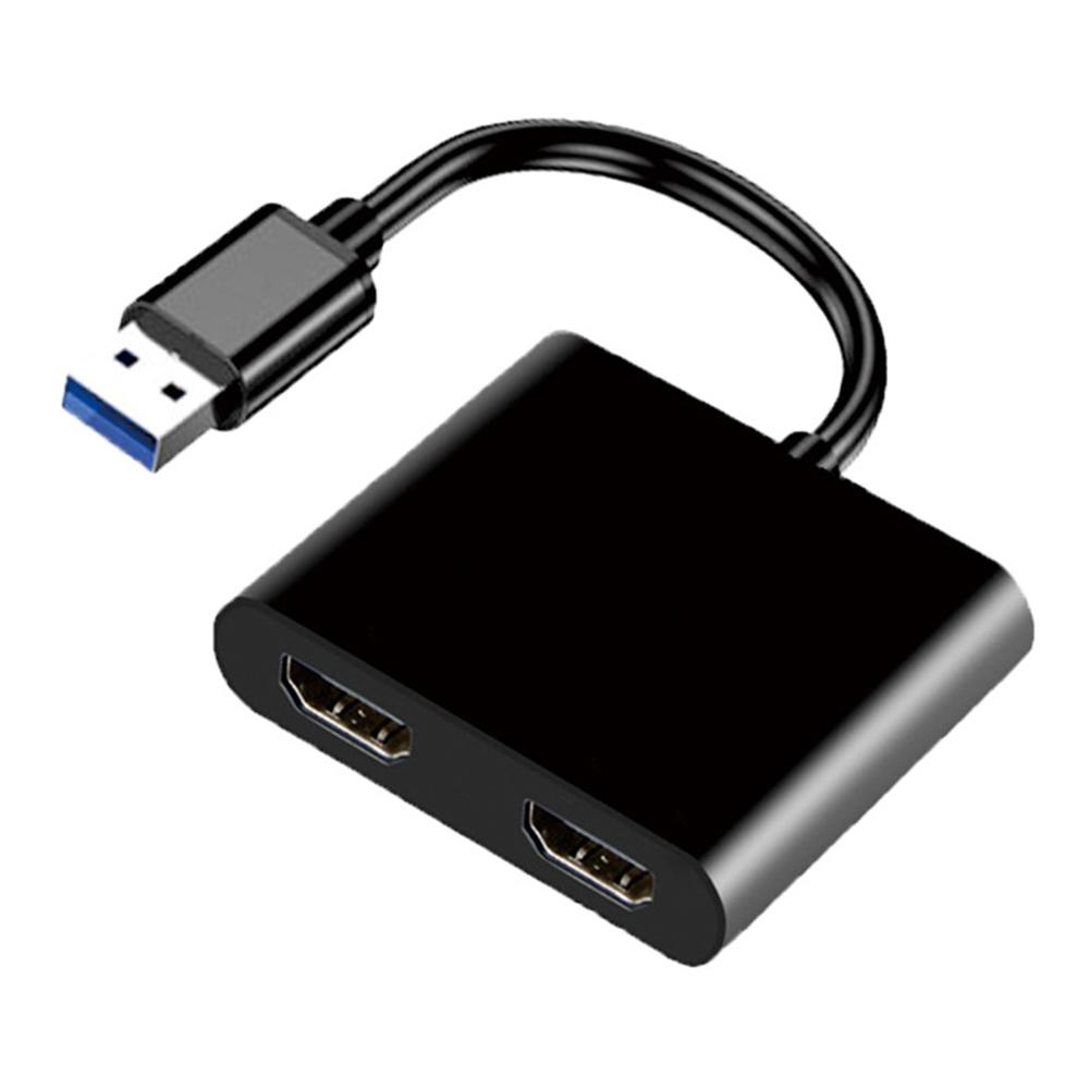 USB C To Dual HDMI-compatible HUB 4K HD Docking Station Dual Screen Type C Dock Station for Laptop PC Computer for Mobile Phone