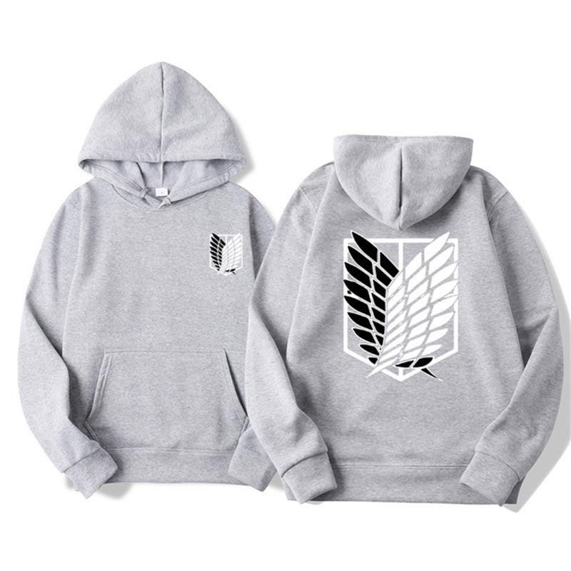 Attack On Titan Men's Hoodie Anime Hoodies Men Women Streetwear Pullover Harajuku Shingeki No Kyojin Hoodies Sweatshirt Clothes