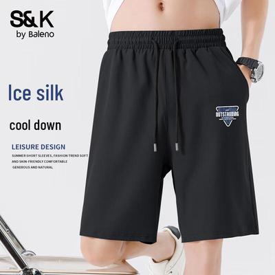 Baleno S&K Men's Ice Silk Quick-Dry Summer Shorts