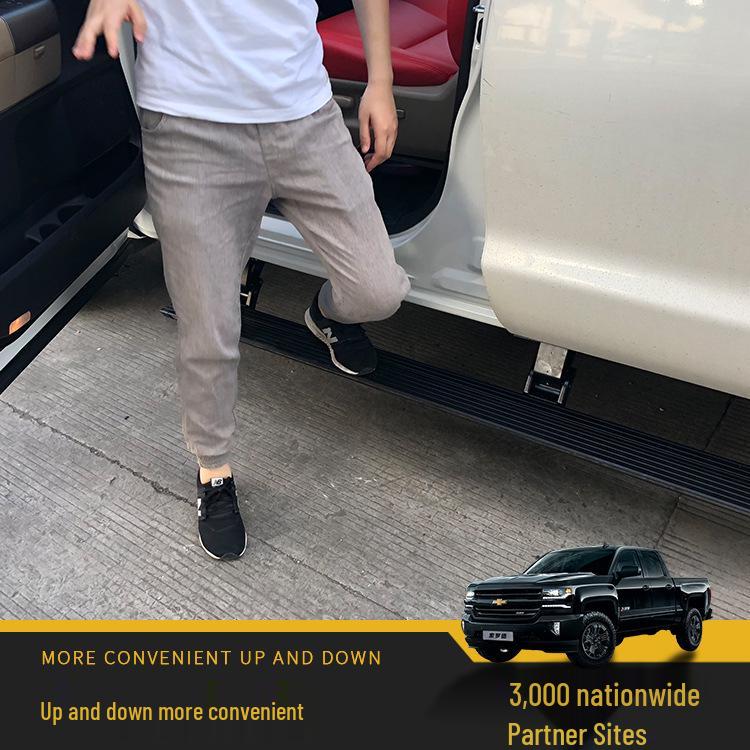 Electric Running Boards for Chevrolet, Raptor F150, Tundra, Hilux, Navara, Titan