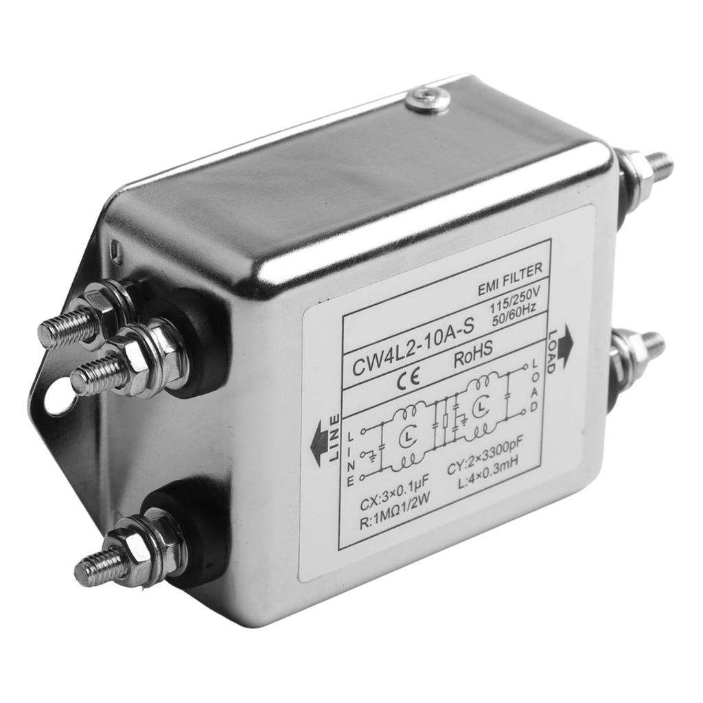 Advanced Doublestage Bolt Type Power Filter for Single Phase AC 220VAC