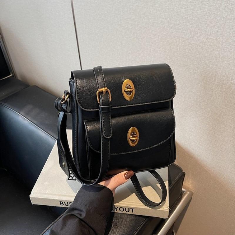 

Small bag women s new messenger bag autumn and winter versatile high-end shoulder small square bag чёрный