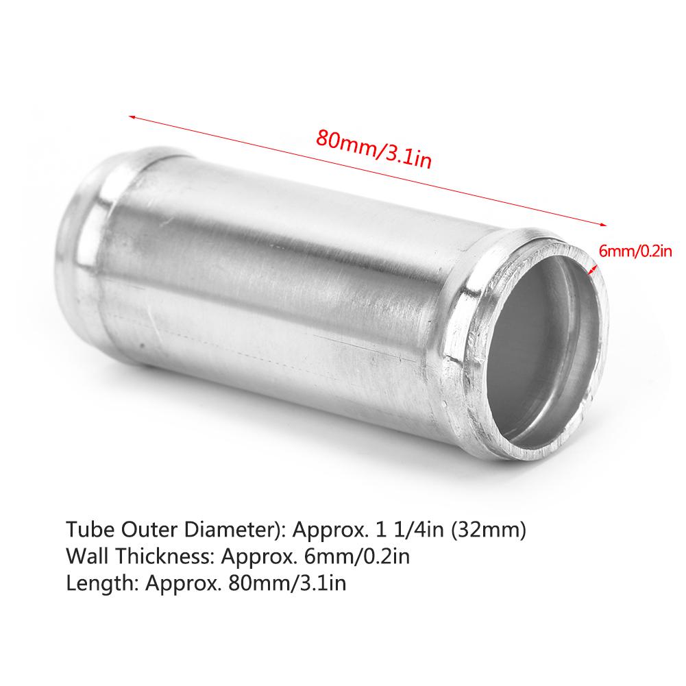 Aluminium Alloy Hose Joiners 1.25in 32mm Tube Connector Replacement