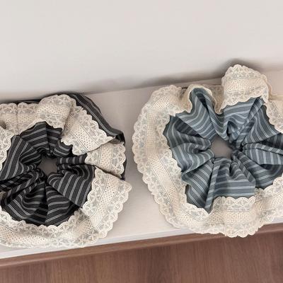 Large Big Elastic Hair Bands Accessories for Women Girl Korean Ties Scrunchies Fascinators Elegant Vintage Popular  Fashion