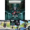 Cartoon Skull Car Ornament With Acrylic Construction For Halloween And Auto Accessories