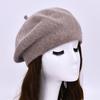 Fashion Versatile Rabbit Down Dudu Head Beret Women's Winter Outdoor Windproof Wool Cap Warm Ear Protection