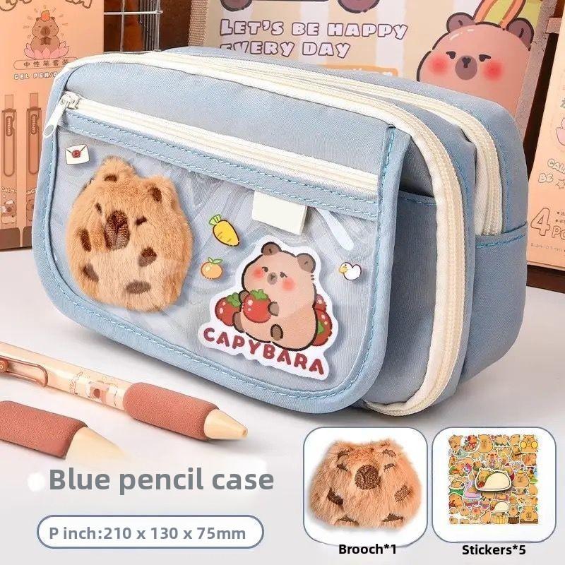 Dolphin Nine Layer Pen Bag Large Capacity Pain Pack Pen Bag Multi Functional Stationery Box Pen Box Back To School Season