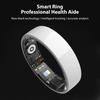 Smart Ring Ceramic Fitness Tracker with Charging Case Sleep Monitor Heart Rate Blood Oxygen Activity Tracking BT IP68