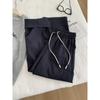 2026 Spring/Summer Vintage Washed Cotton Pants for Women, Korean Style Wide-Leg Cropped Pants