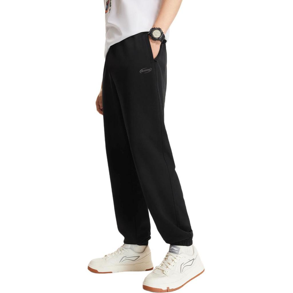 Li Ning Sports Lifestyle Series Logo Embroidered Letter Knitted Sports Pants Men pants AKLW271-3