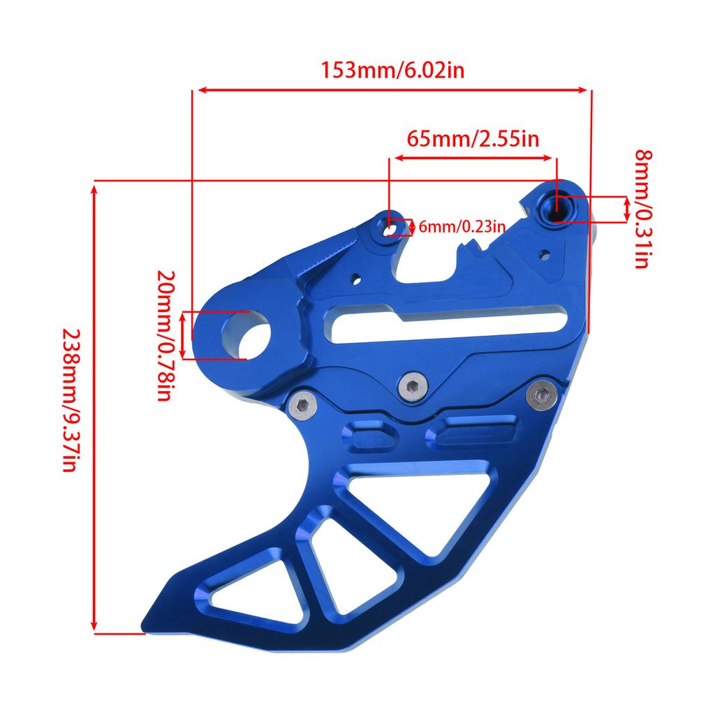 For KTM EXC 300 2004-2025 Husqvarna EXC-F 350 SX 125 SXF XCW XCW-F TE 300 GasGas EC300 Motorcycle Rear Brake Disc Guard
