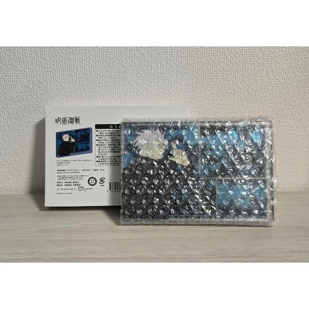 Used [Unopened] Jujutsu Kaisen Acrylic Block HEROES Gojo Satoru