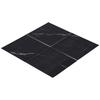 4Pcs Black (Dark Coffee) Self Adhesive Floor Decals Marble Tile Stickers  for Stairs