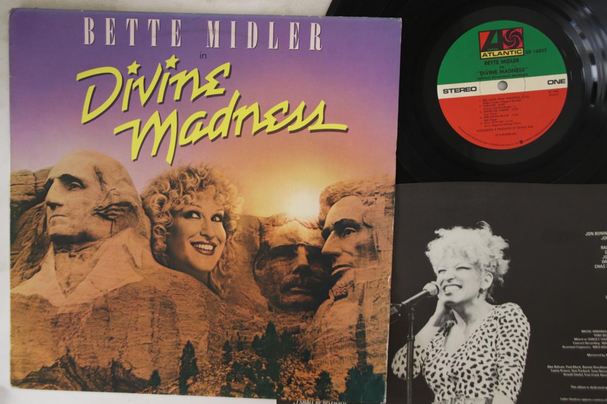 

LP Record BETTE MIDLER - Divine Madness SD16022 Atlantic 1980 US Rock Used
