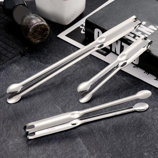 

Щипцы для еды из нержавеющей стали 304, термостойкие, с длинной ручкой, многофункциональные, стейк, мясо, барбекю, шведский стол, зажим для сервировки хлеба, зажим, кухонные принадлежности L