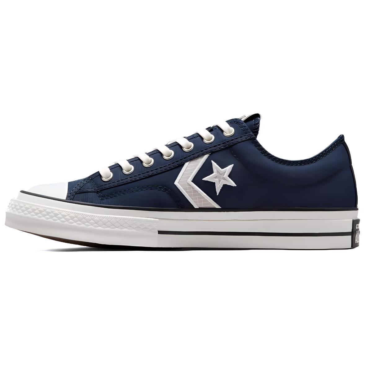 

Converse Star Player 76 Прочные Дышащие Низкие Кеды для Скейтбординга Унисекс кроссовки Синий Белый A07518C 41