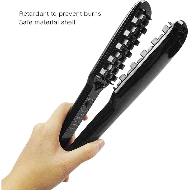 Electric Curler 3d Grid Hair Crimper Professional Volumizing Curling Iron Corn Perm Fluffy Splint Flat Iron Hair Styling Tools