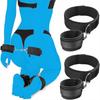 BDSM Bondage Sex Toys Straps Cuffs Bed Bondaged Tie Downs Kit Women Sweater | Bed Restraints Handcuffs and Blindfold for Grownups Bedroom Sexy Fuzzy
