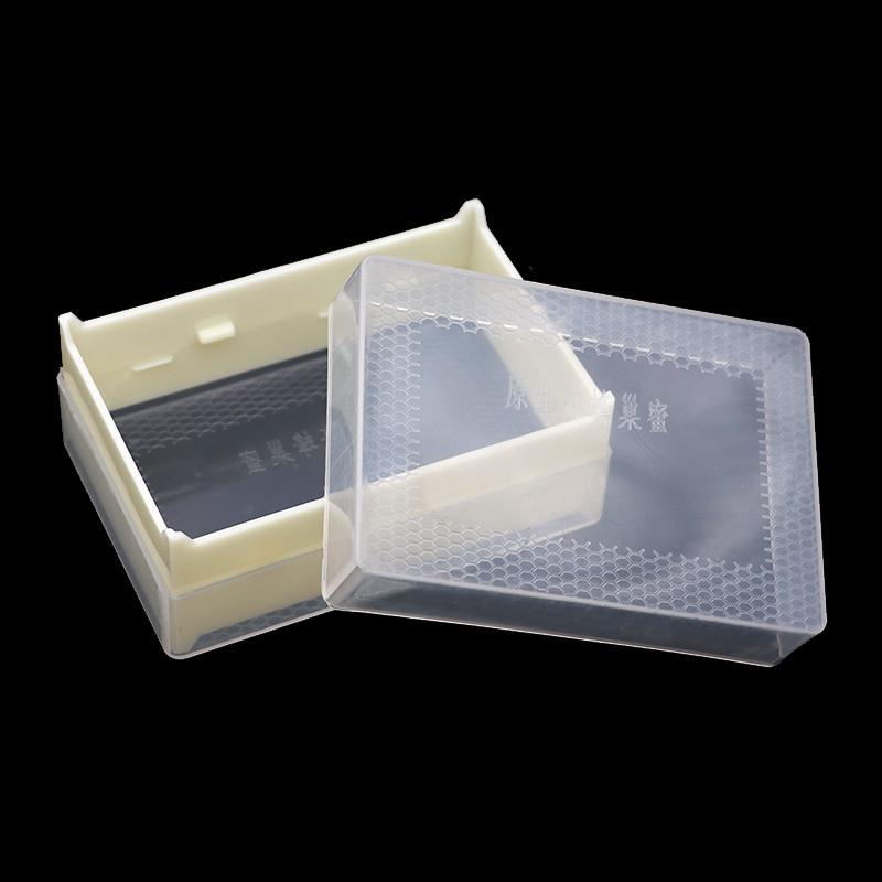 1PCS  Beekeeping Tools 500g Cassette Transparent Nest Bee Honey Box Plastic Nest Honey Box Honey Nest Detachable and Sanitary
