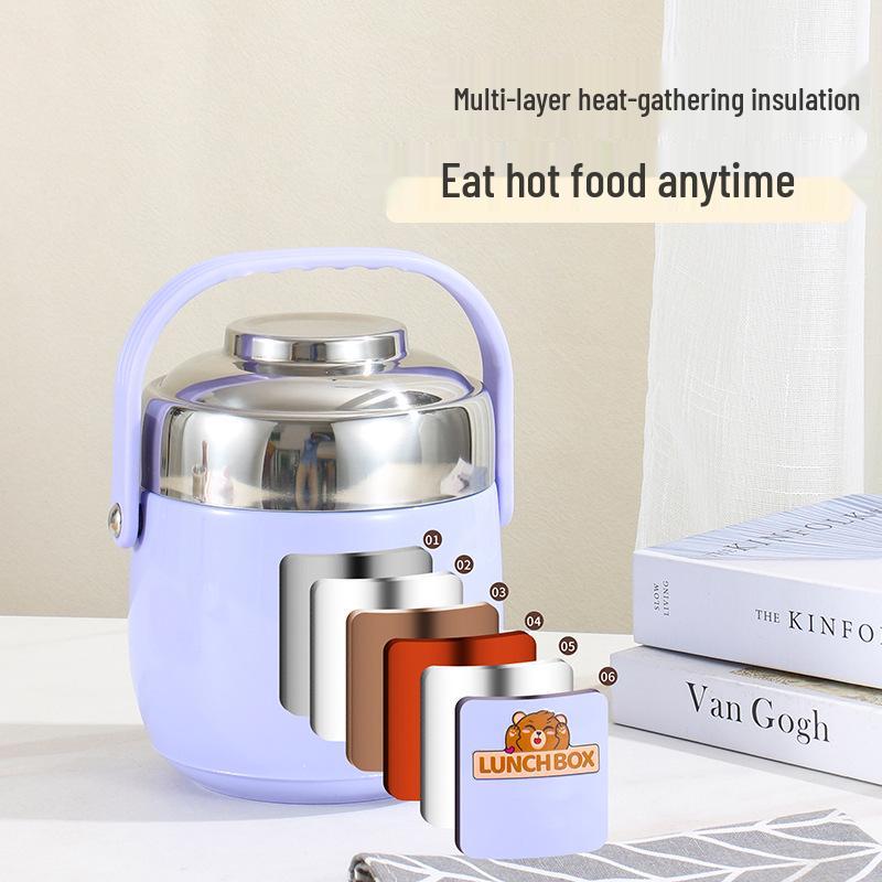 Multi-Layer Insulated Stainless Steel Bento Lunch Box